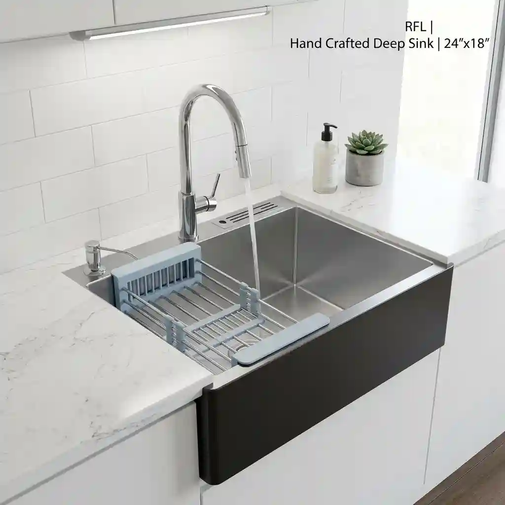 RFL DEEP KITCHEN SINK 24"x18"