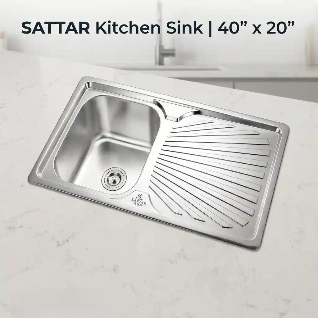 Sattar Kitchen Sink 40"x20"