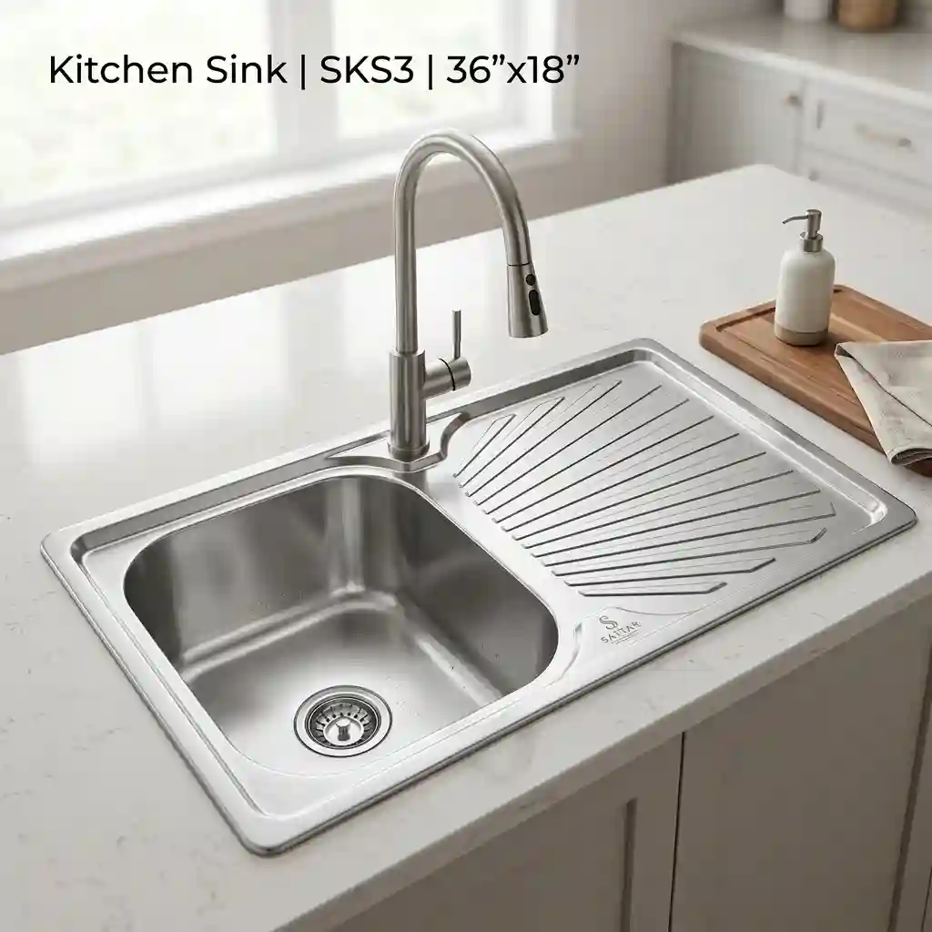 Sattar Kitchen Sink 36"x18" SKS3