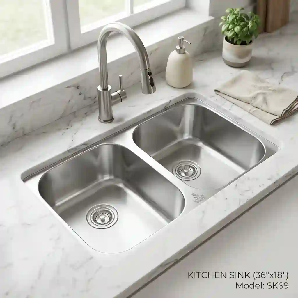 Sattar Kitchen Sink 36"x18" SKS9