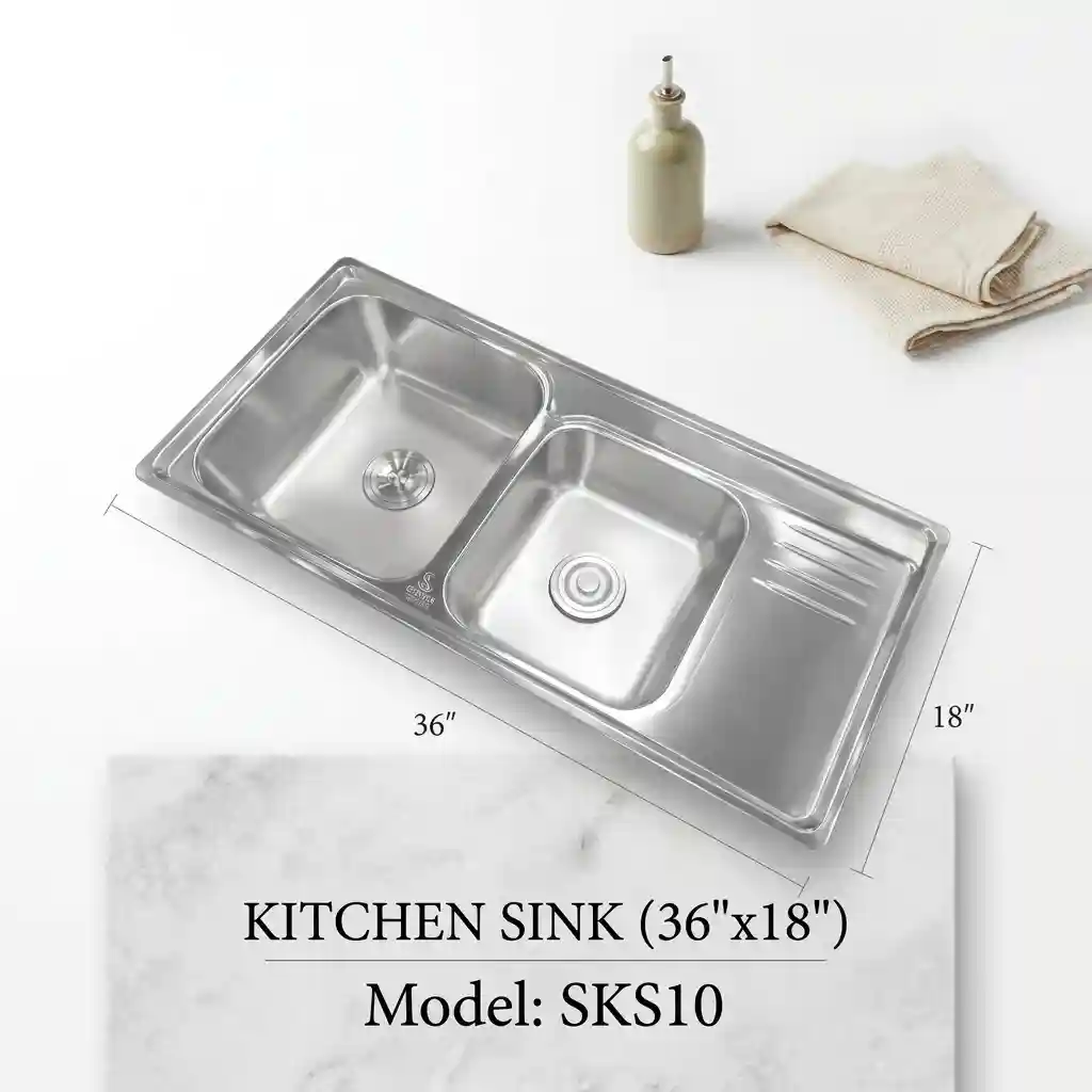 Sattar Kitchen Sink 36"x18" SKS10