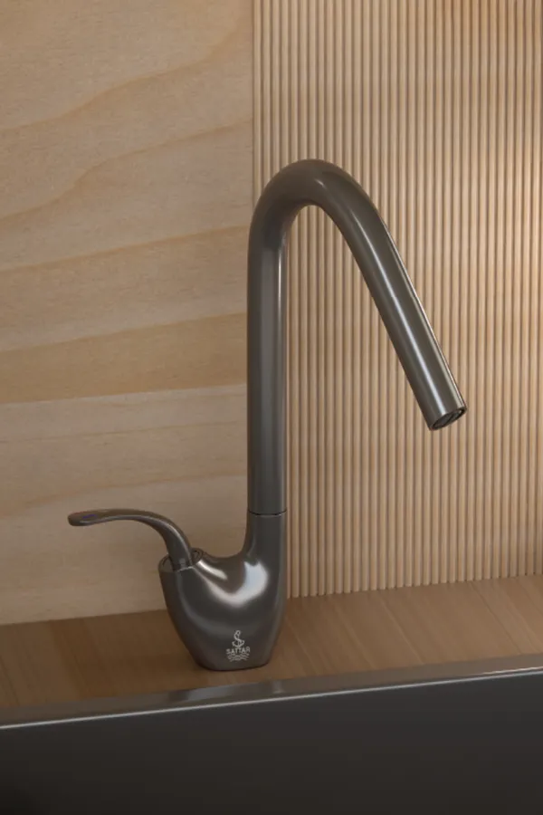 Premium DUAL (Basin/Sink) Mixer (Gun Grey) 786051G