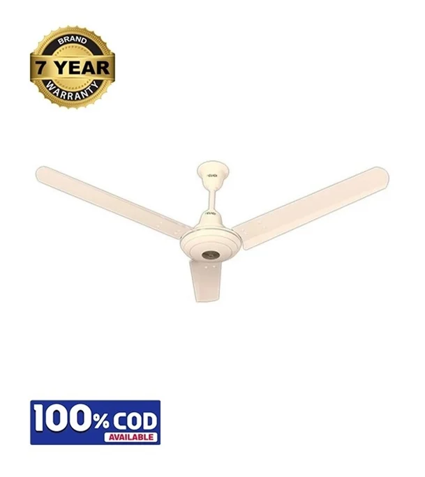 Click Crown Ceiling Fan Ivory Gold 56"