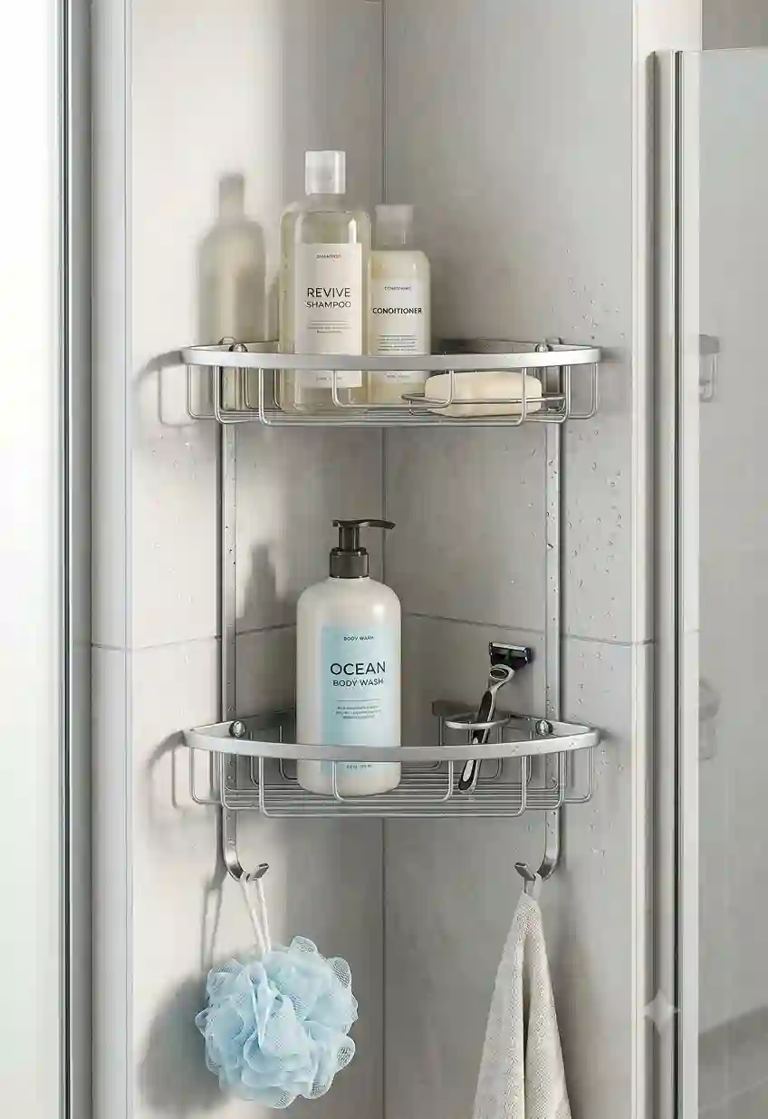 Double Corner Shelf FTM-0011