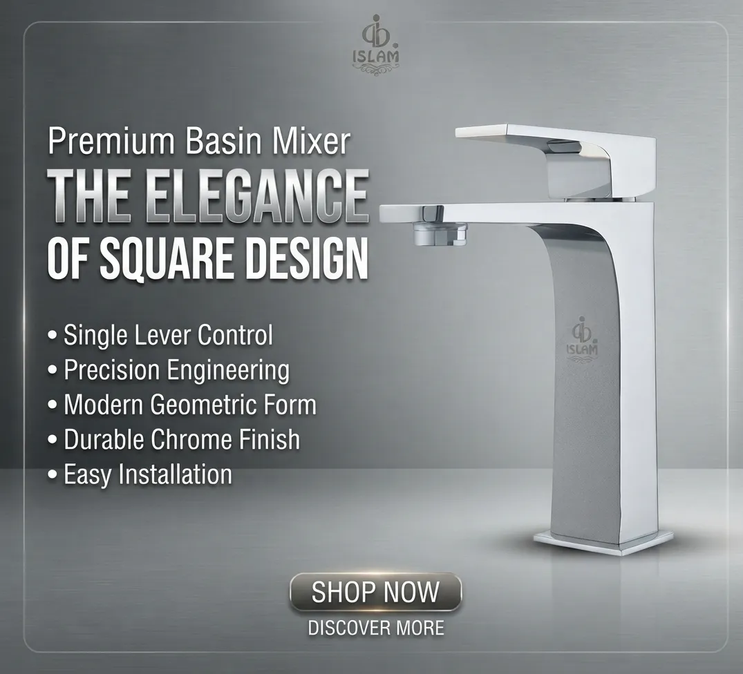 Basin Mixer Single Lever (Square) 12" M: 052А