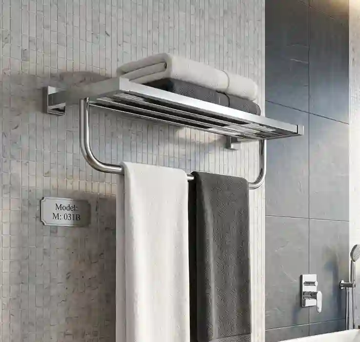 24" Towel Rail Multiple (Square)