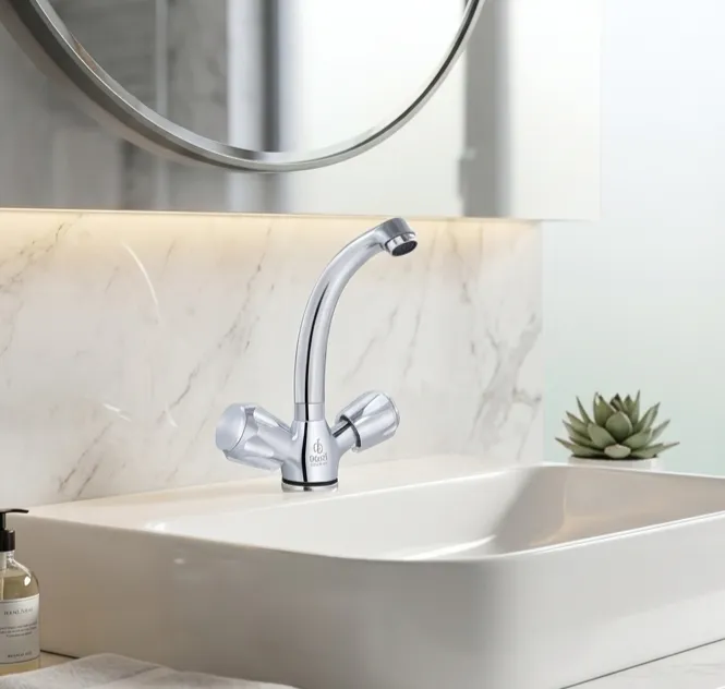Moving Basin Mixer Gold M006SM