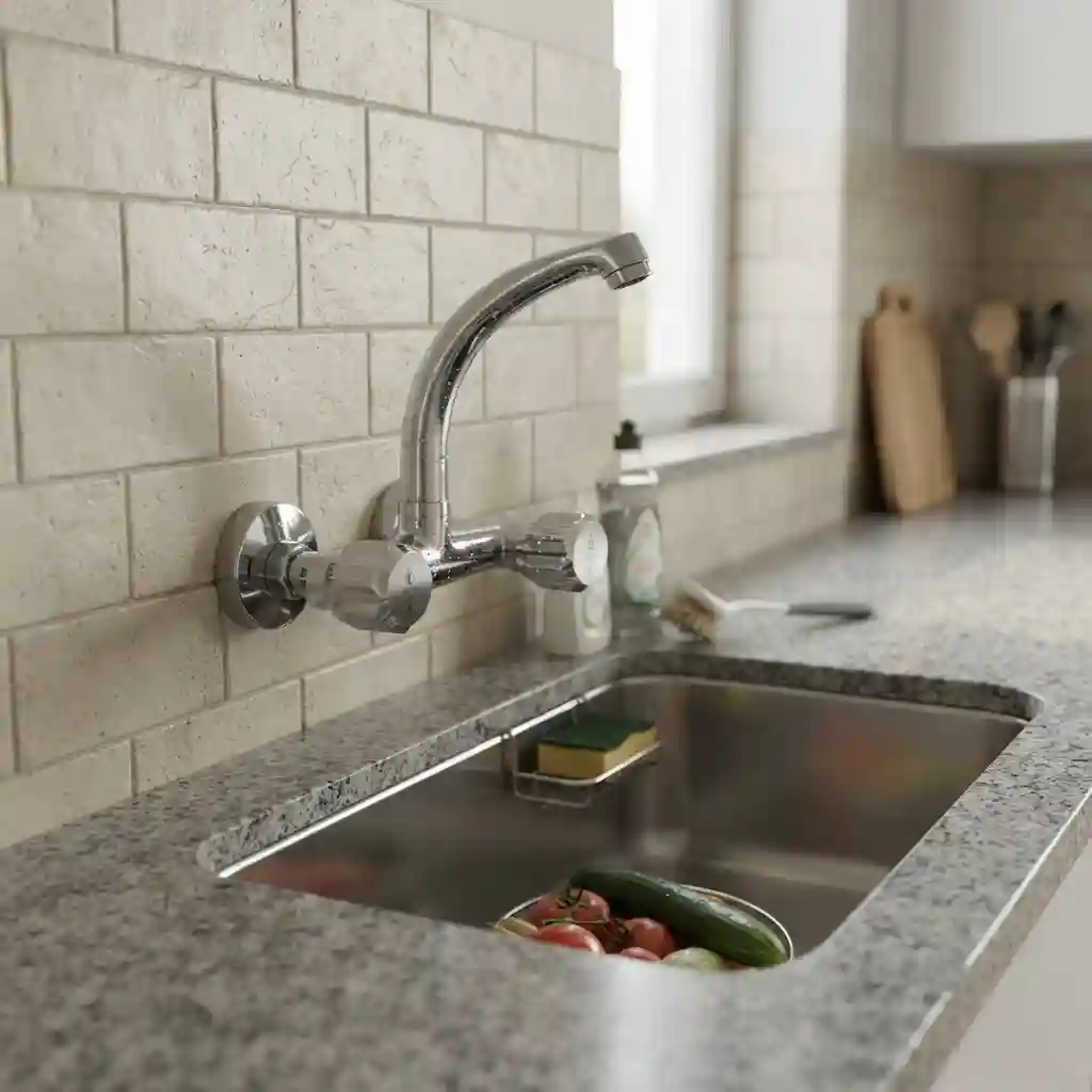 Moving Sink Mixer Gold M003CSM Islam Metal