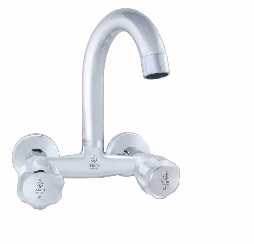 Moving Sink Mixer Round Pipe M003CSM1 Islam Metal