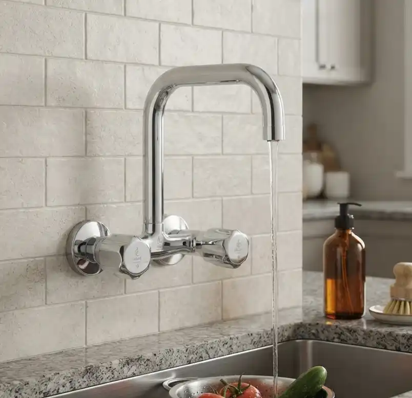 Moving Sink Mixer (Semi Square) M004CSM1 Islam Metal