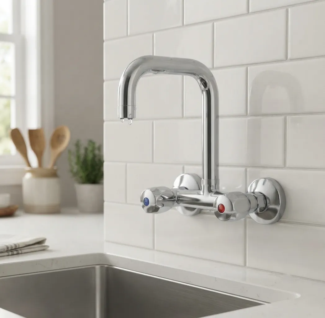 Moving Sink Mixer (Semi Square) M004A1 Islam Metal