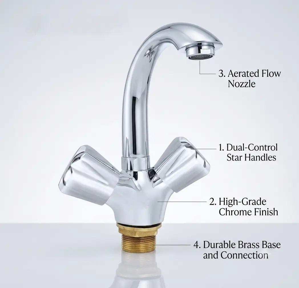 Moving Basin Mixer Cobra (M007B)