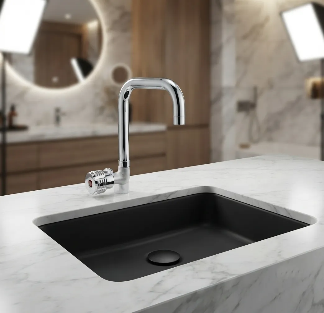 Moving Sink Cock Semi Square (M011C)