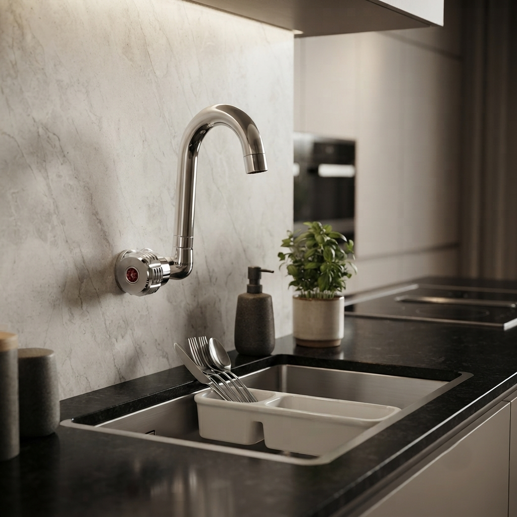 Moving Sink Cock Round (M:013C2)