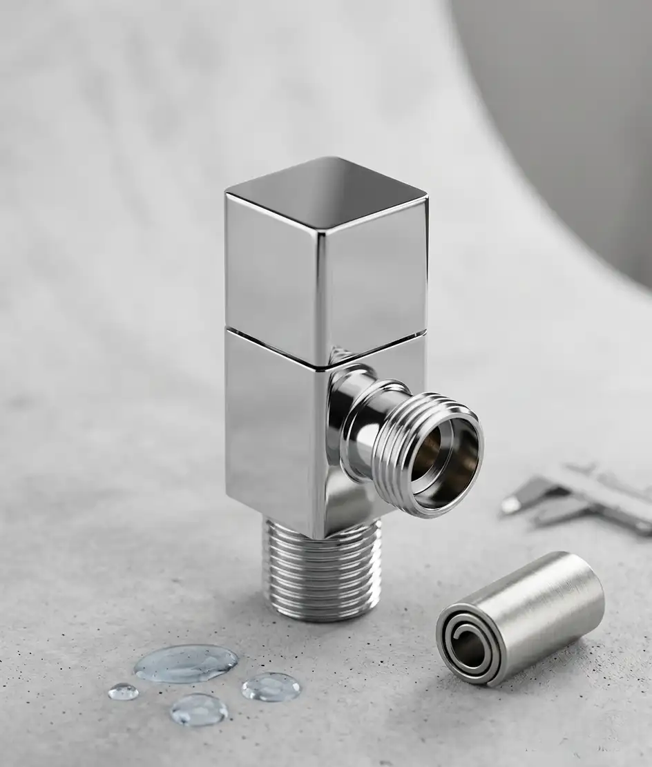 Angle Stop Valve(Square) Brass Astra