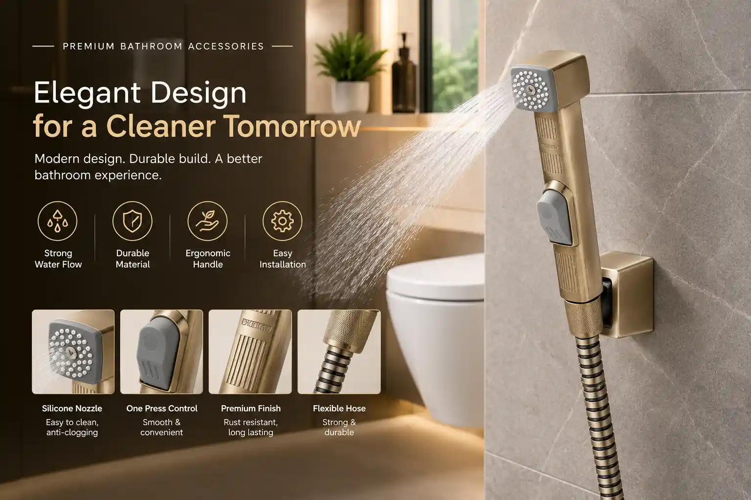 Push Shower (Bronze) - SM7270-B