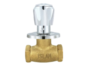 3/4" Conceal Stop Cock Round Body M085SM Islam Metal