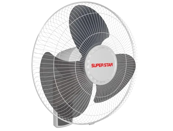 Super Star Wall Fan 16" White